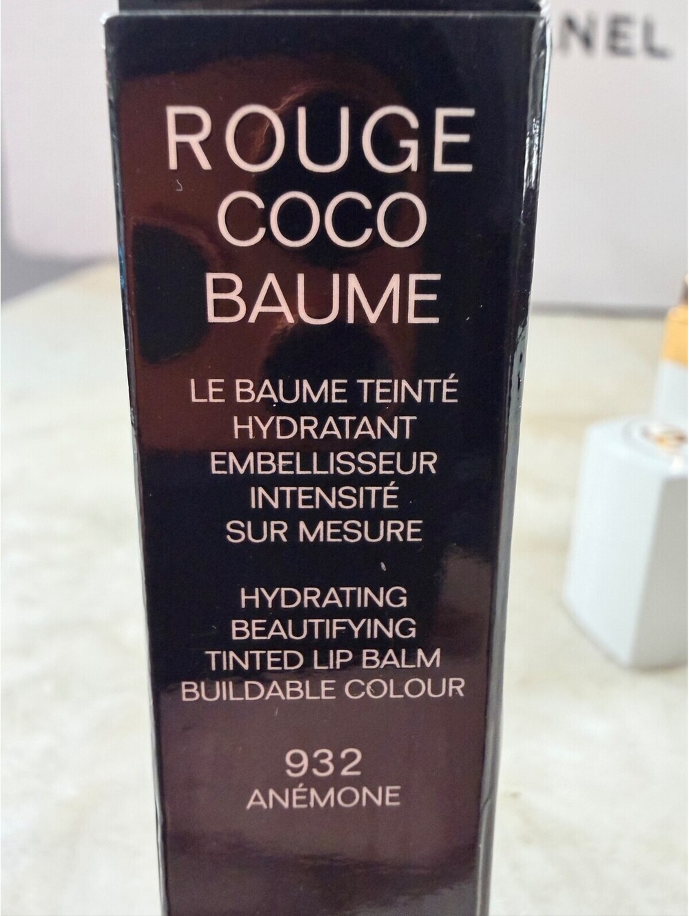 Chanel Rouge Coco Baume 932 Anemone - NIB Tinted Hydrating Lip Balm Rare
